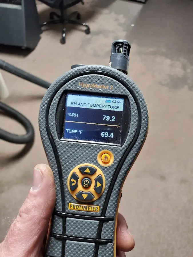 Moisture meter humidity assessment for Fire & Smoke Damage Restoration in Woodfield