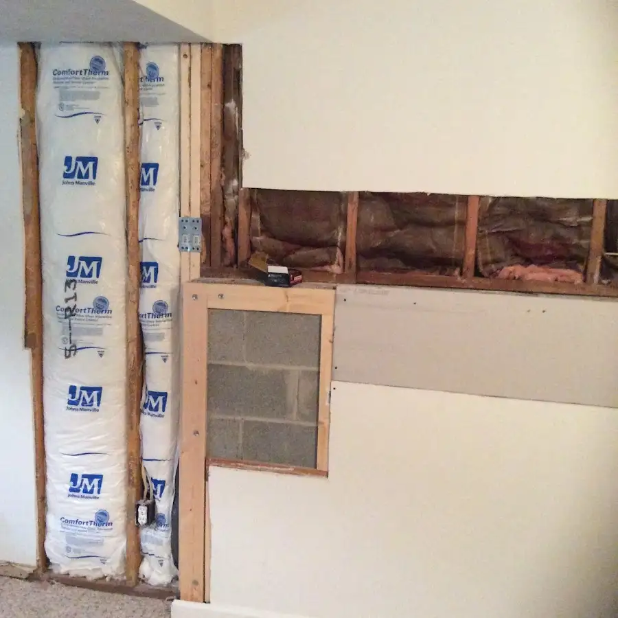 Wall insulation replacement during Odor Removal & Deodorization in Woodfield